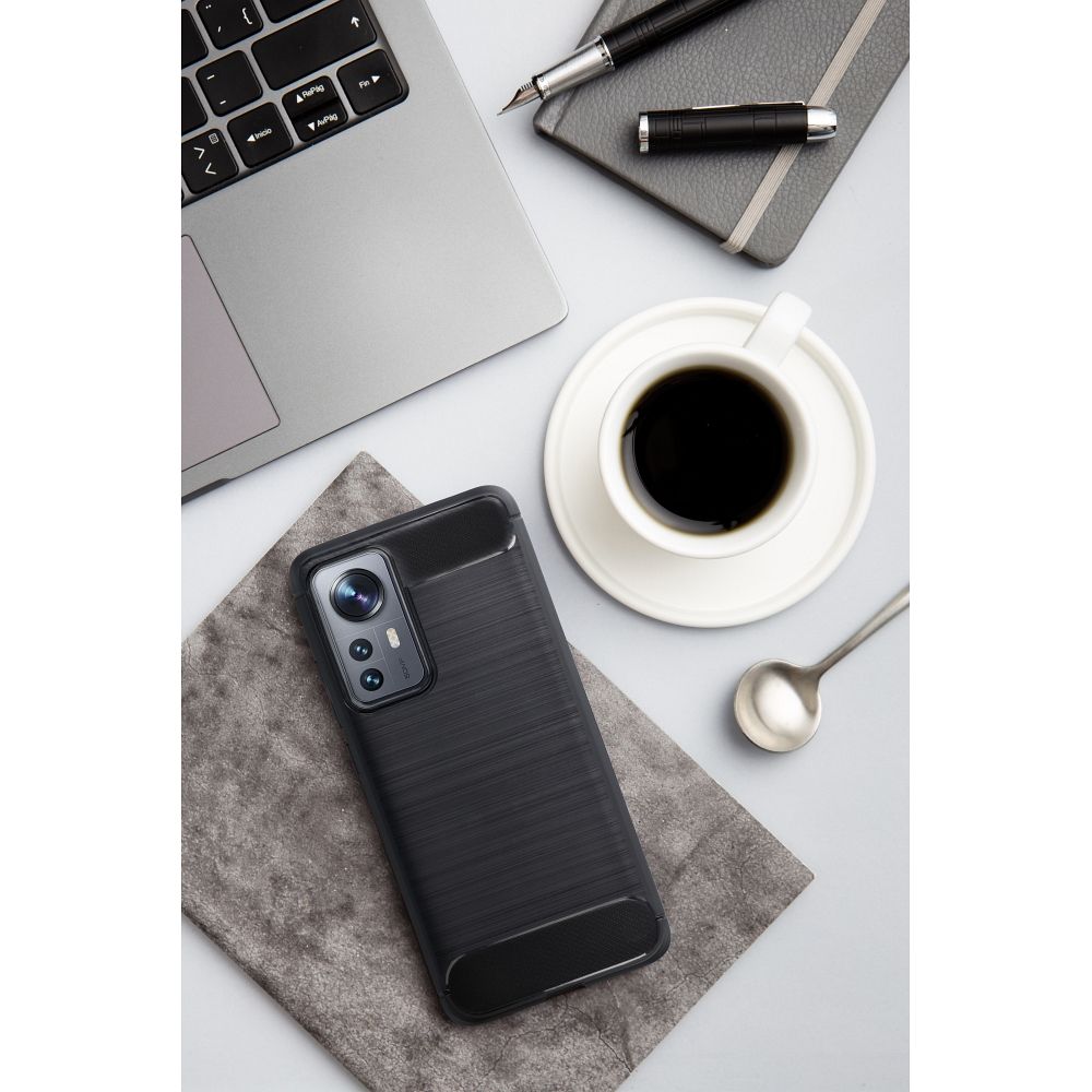 Pokrowiec Carbon Case czarny Xiaomi Redmi 9AT / 9