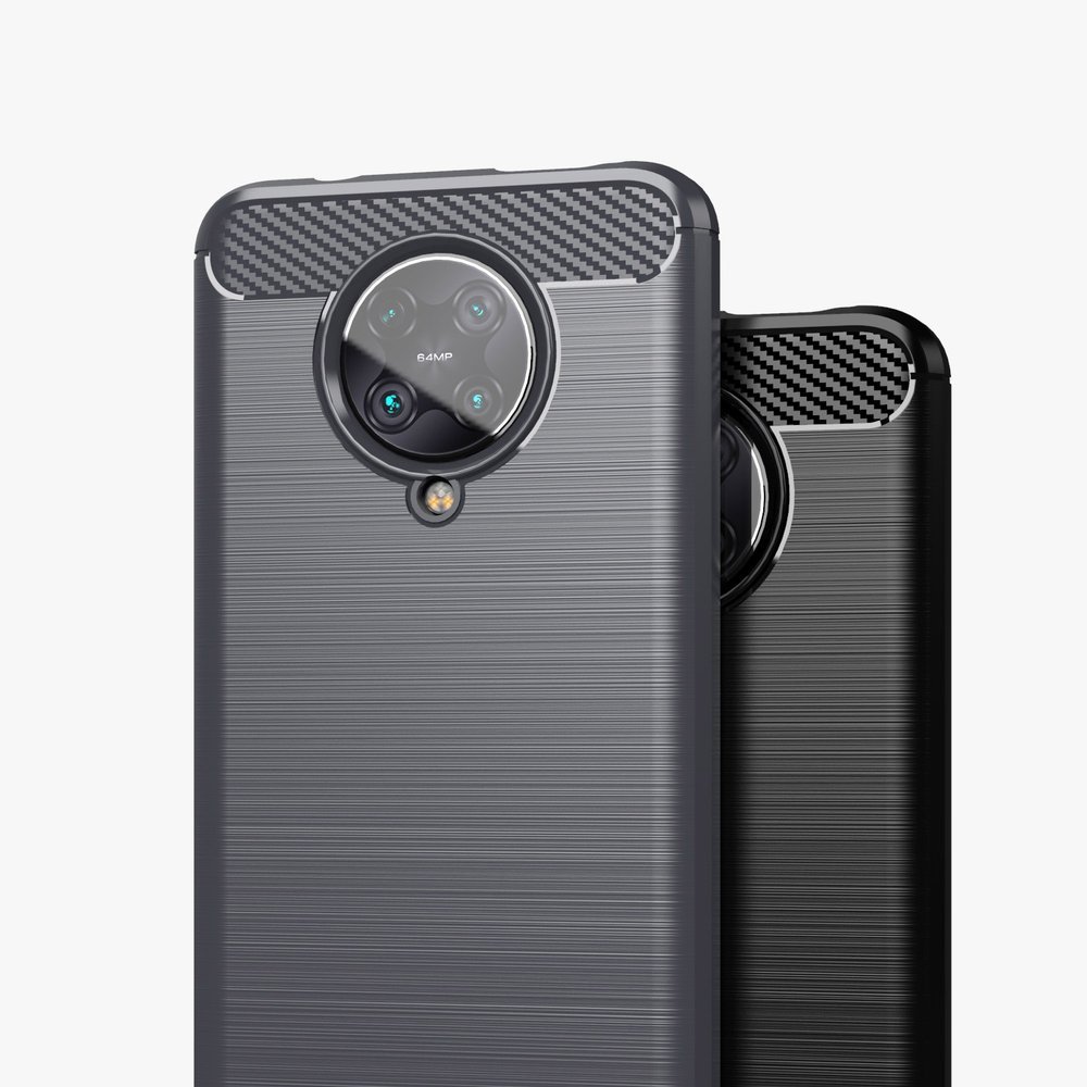 Pokrowiec Carbon Case czarny Xiaomi Redmi K30 Pro / 7