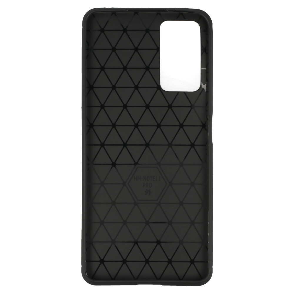 Pokrowiec Carbon Case czarny Xiaomi Redmi Note 11 Pro 5G / 3