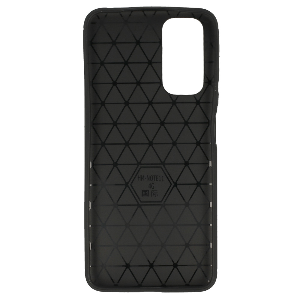 Pokrowiec Carbon Case czarny Xiaomi Redmi Note 11S / 3