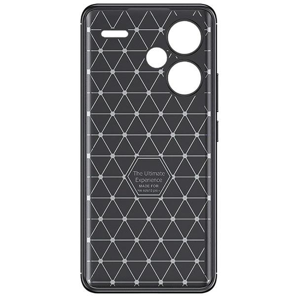 Pokrowiec Carbon Case czarny Xiaomi Redmi Note 13 Pro Plus / 2