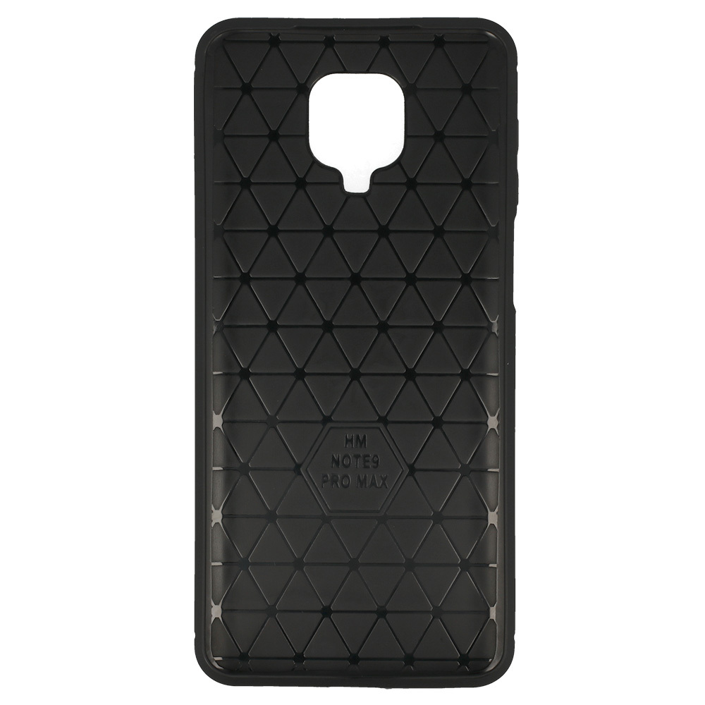 Pokrowiec Carbon Case czarny Xiaomi Redmi Note 9 Pro / 3