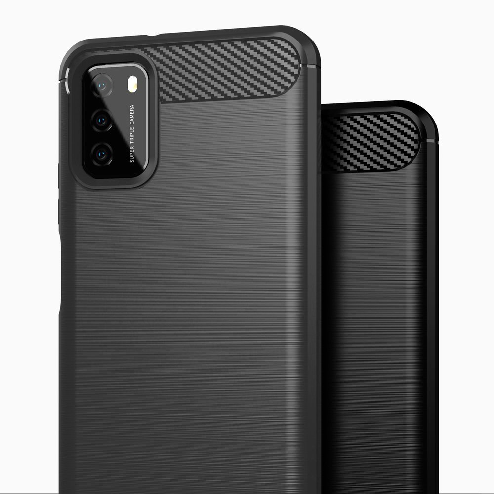 Pokrowiec Carbon Case niebieski Xiaomi Redmi 9T / 9