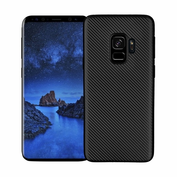 Pokrowiec Carbon Fiber czarny Samsung Galaxy S9