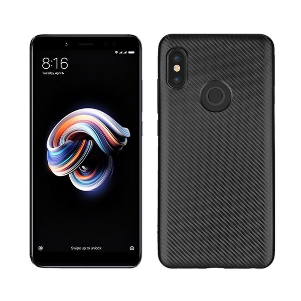 Pokrowiec Carbon Fiber czarny Xiaomi Redmi A2