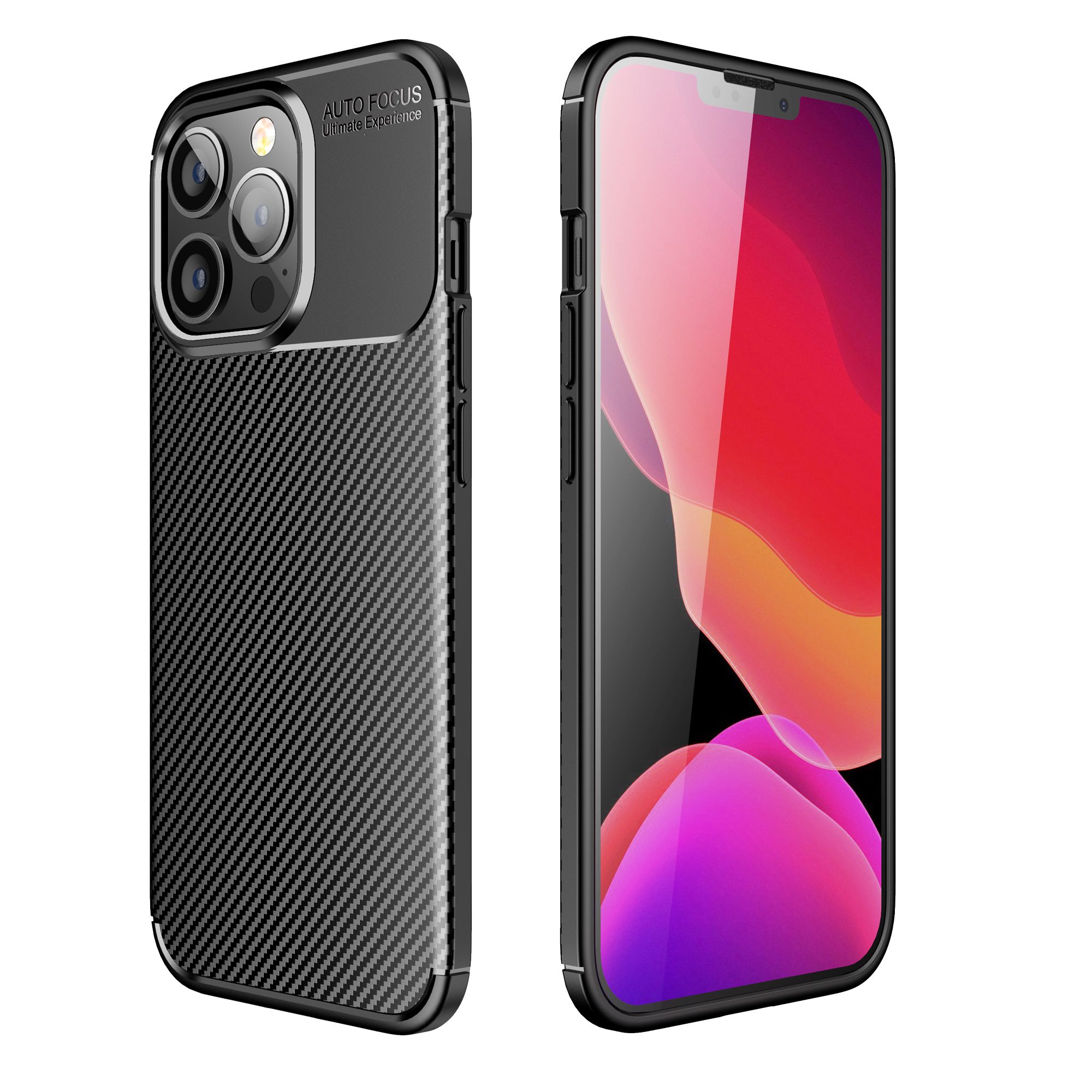 Pokrowiec Carbon Premium czarny Apple iPhone 11 Pro / 4