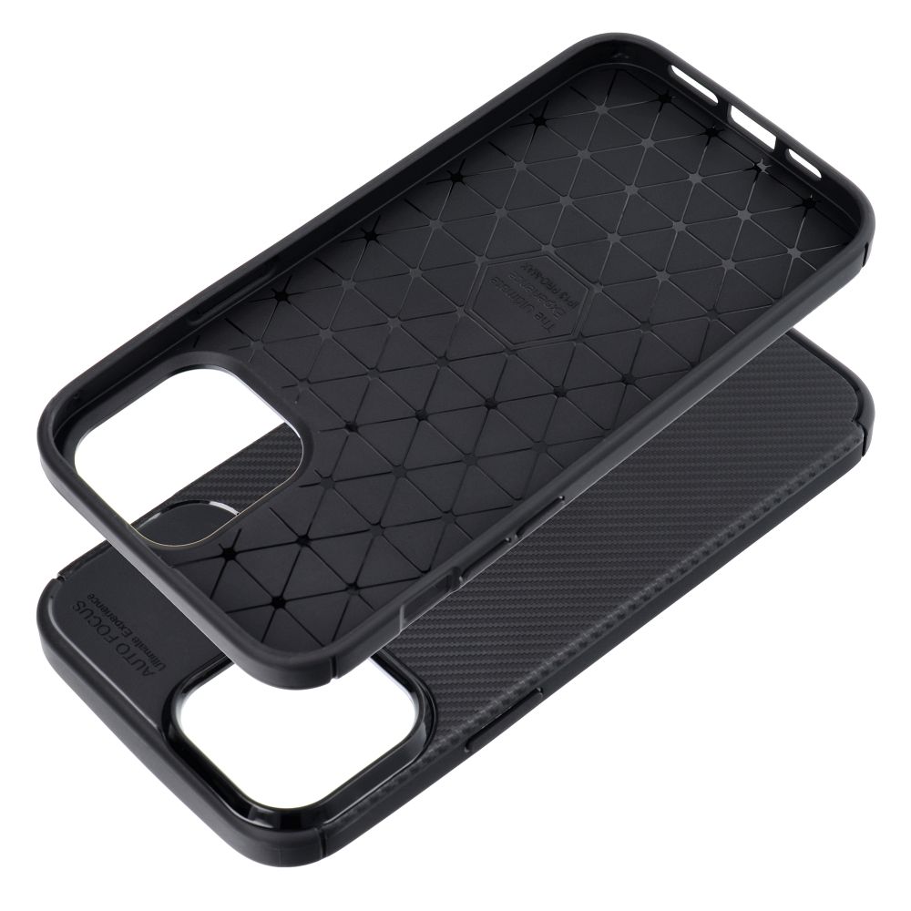 Pokrowiec Carbon Premium czarny Apple iPhone 13 Pro Max / 3