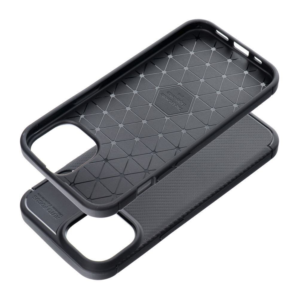 Pokrowiec Carbon Premium czarny Apple iPhone 15 / 3