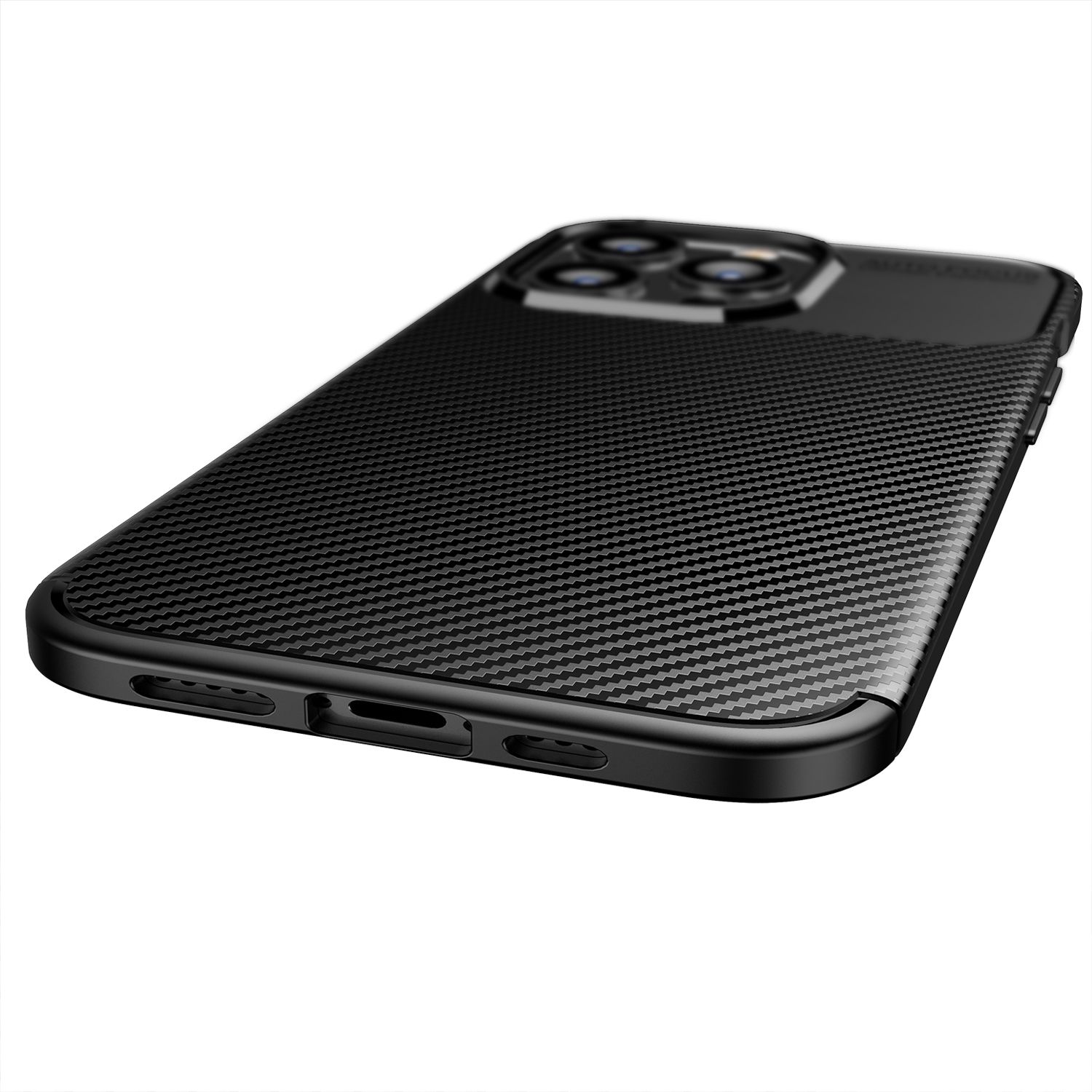 Pokrowiec Carbon Premium czarny Xiaomi 12 Lite / 8