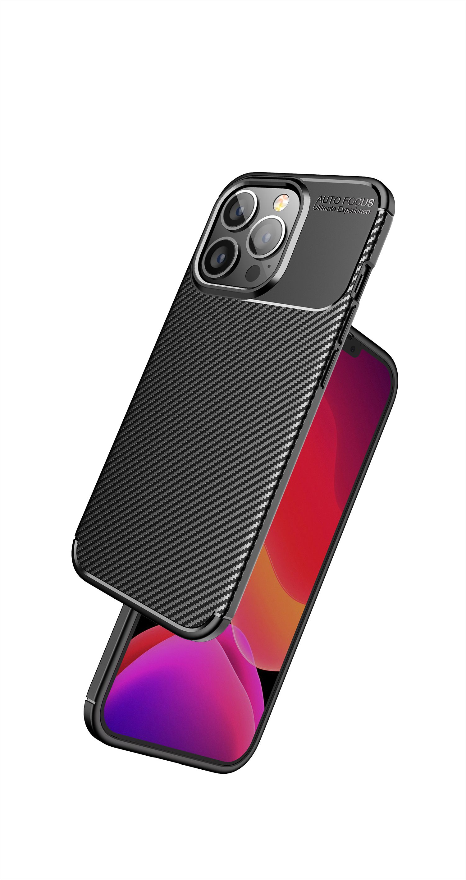 Pokrowiec Carbon Premium czarny Xiaomi Redmi Note 9S / 5