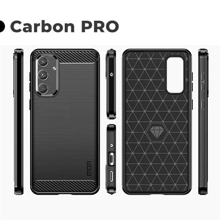 Pokrowiec Carbon Pro czarny Samsung Galaxy M55 5G