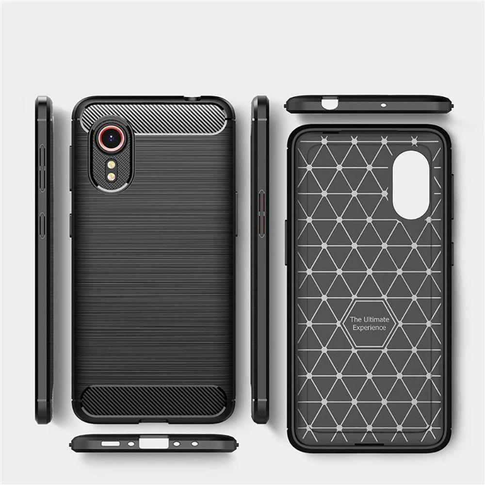 Pokrowiec Carbon Pro czarny Samsung Galaxy XCover 7 / 2