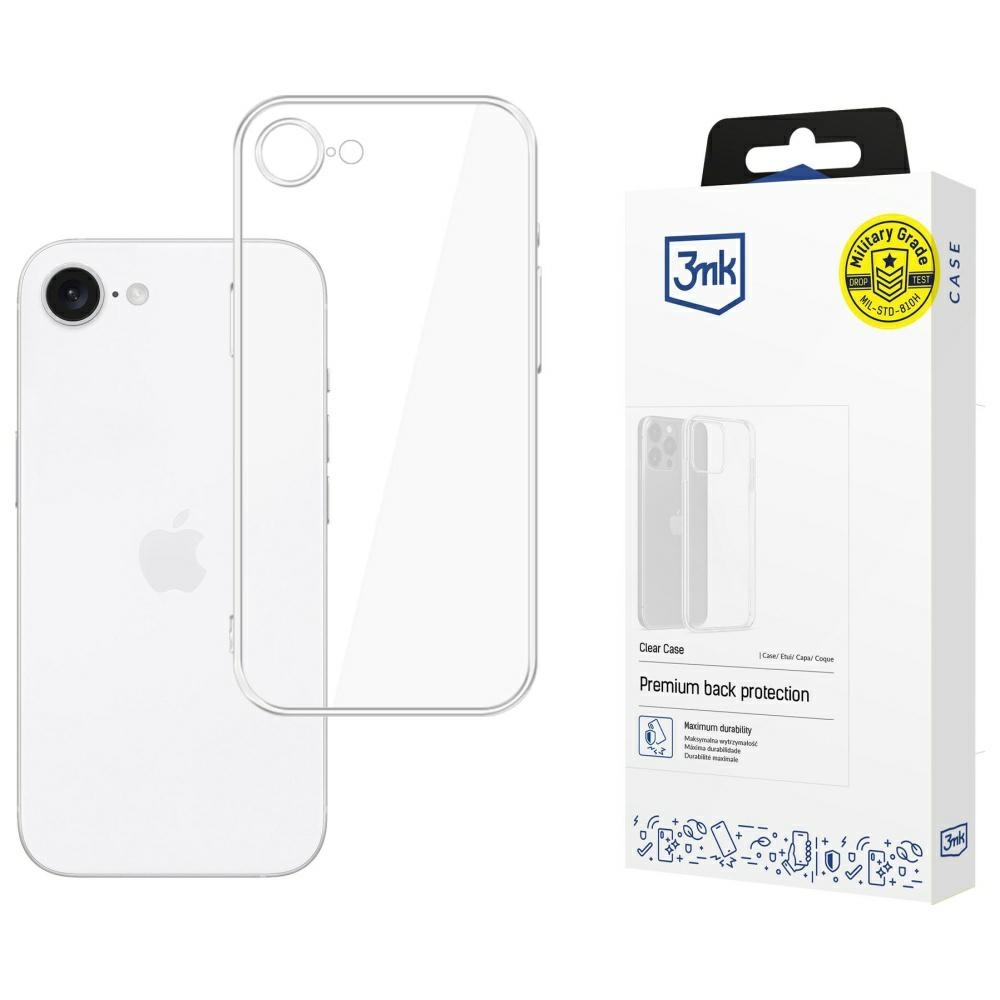 Pokrowiec Clear Case 3MK przeroczysty Apple iPhone 16e