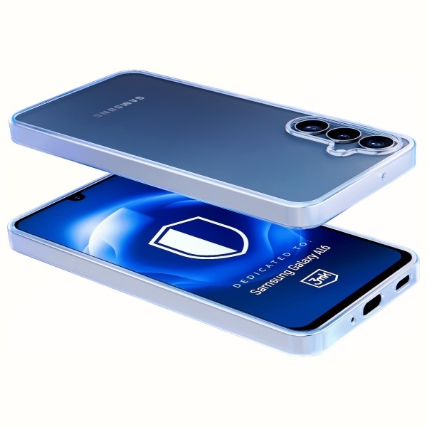 Pokrowiec Clear Case 3MK przeroczysty Samsung A16 / 2