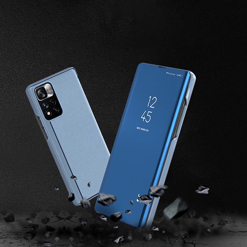 Etui zamykane z klapk Clear View Cover czarny Huawei Nova 9 / 4