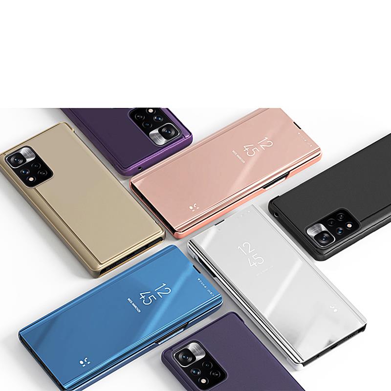 Etui zamykane z klapk Clear View Cover czarny Huawei Nova 9 / 6