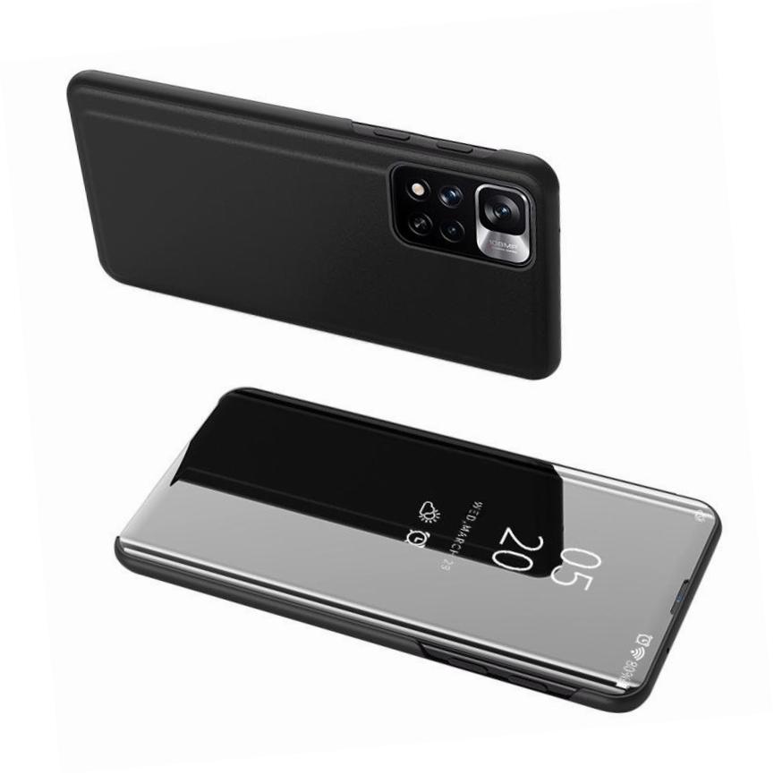 Etui zamykane z klapk Clear View Cover czarny Realme 9 Pro +