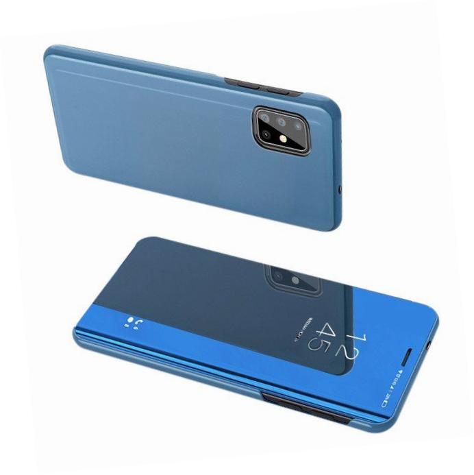 Etui zamykane z klapk Clear View Cover niebieski Samsung S20 LITE