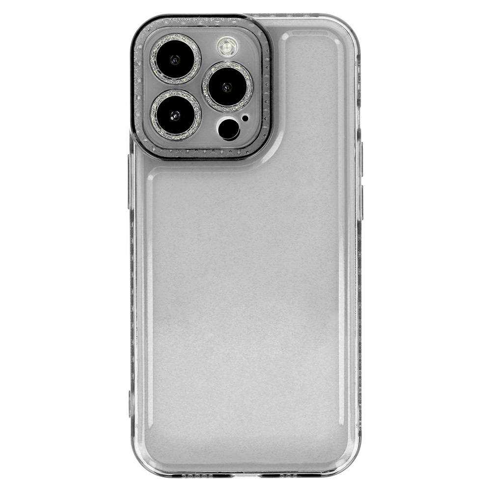 Pokrowiec Crystal Diamond 2mm Case czarny Apple iPhone 13 Pro Max / 2