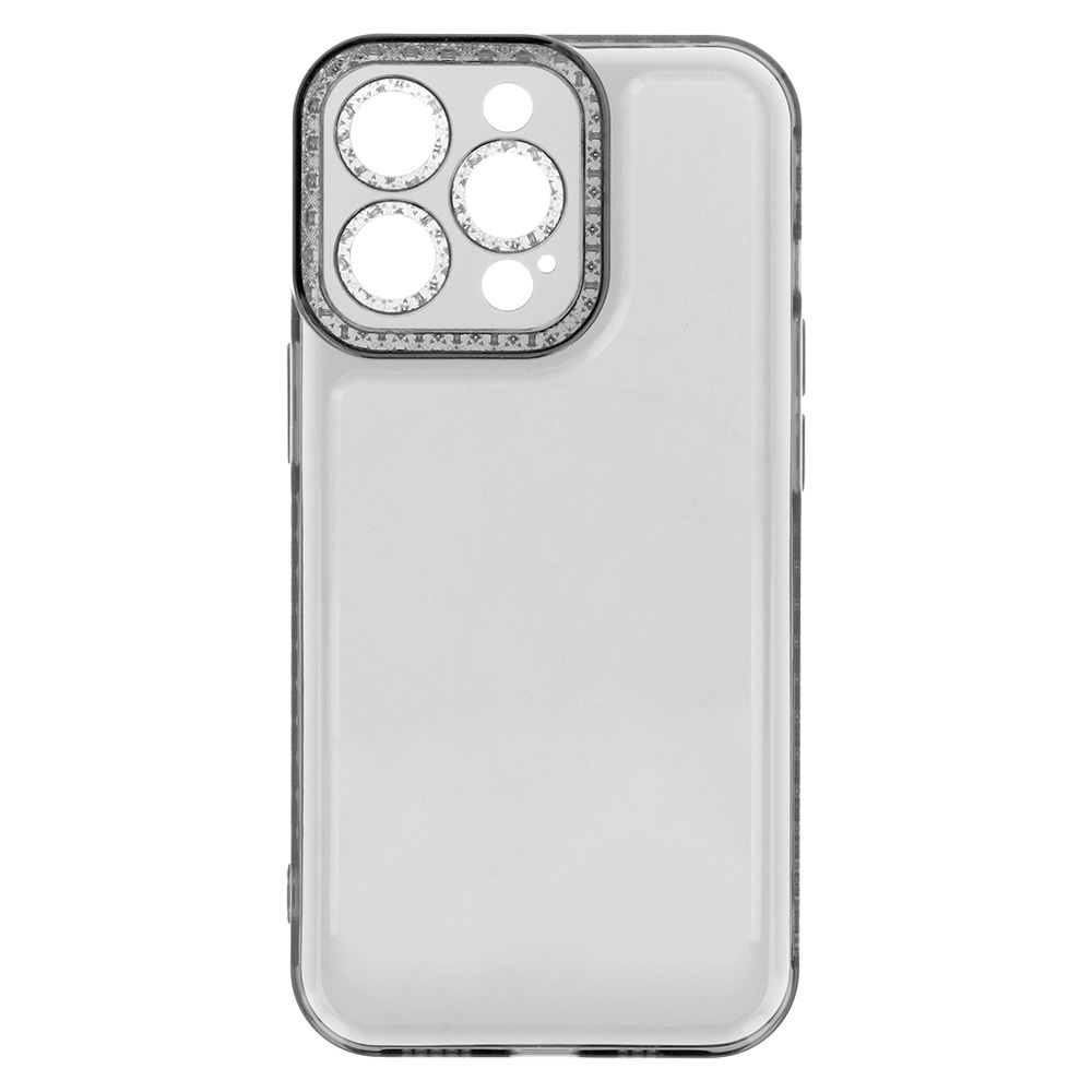 Pokrowiec Crystal Diamond 2mm Case czarny Apple iPhone 13 Pro Max / 4