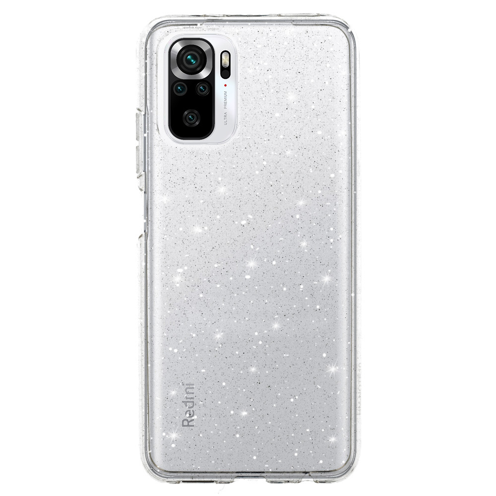 Pokrowiec Crystal Glitter Case srebrny Xiaomi Redmi Note 10S / 2