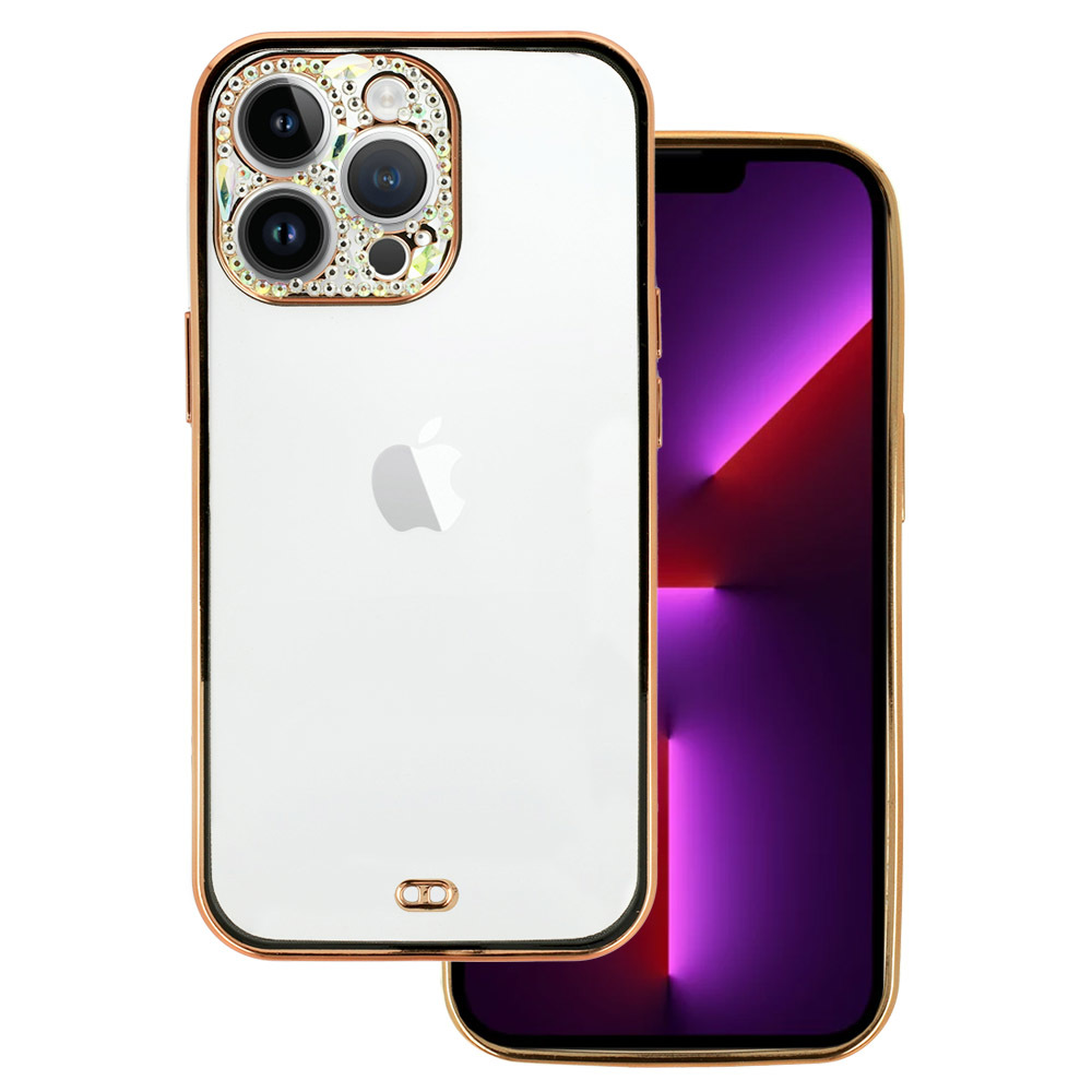 Pokrowiec Diamond Lens Case czarny Apple iPhone 13