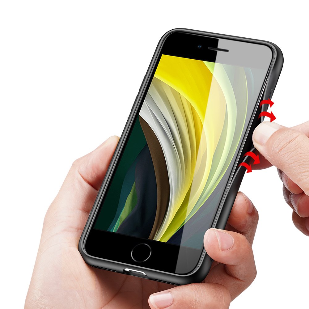 Pokrowiec Dux Ducis Fino czarny Apple iPhone SE 2020 / 9