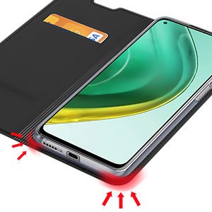 Etui zamykane z klapk i magnesem Dux Ducis Skin Pro czarny Xiaomi Mi 10T Pro / 12