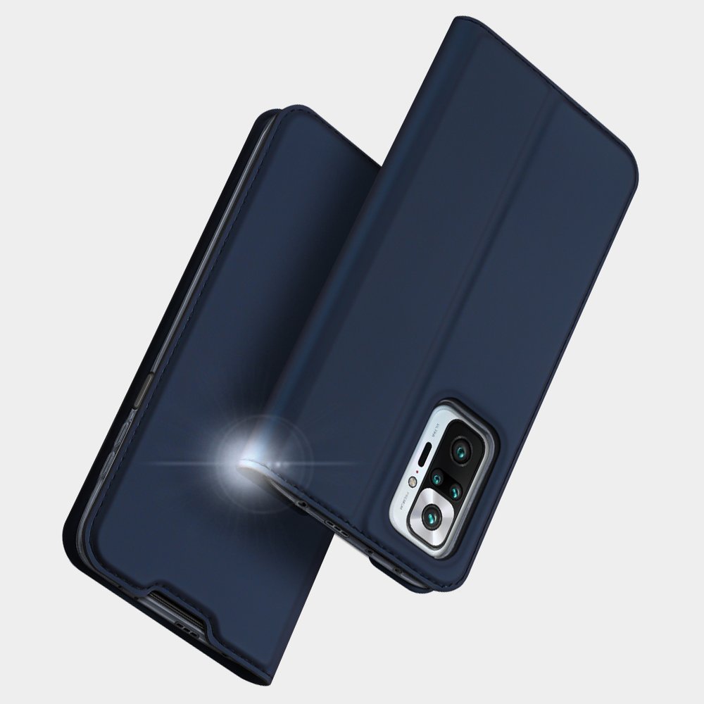 Etui zamykane z klapk i magnesem Dux Ducis Skin Pro czarny Xiaomi Redmi Note 10 Pro / 12