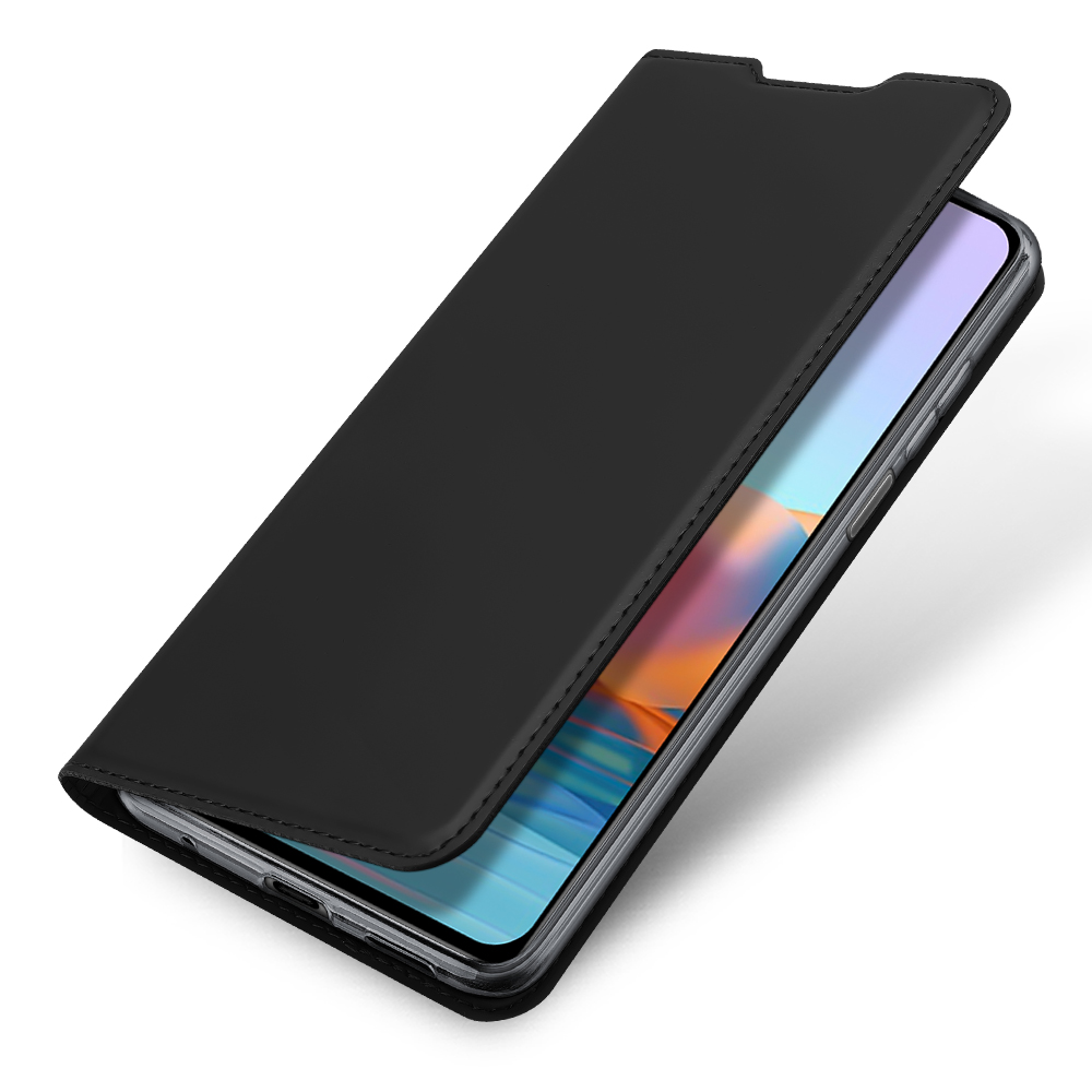 Etui zamykane z klapk i magnesem Dux Ducis Skin Pro czarny Xiaomi Redmi Note 10 Pro / 4