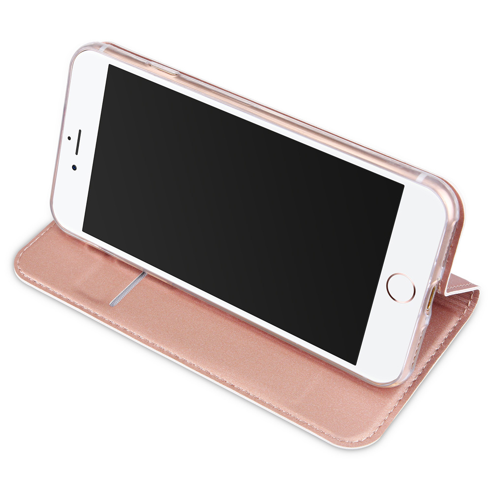 Etui zamykane z klapk i magnesem Dux Ducis Skin Pro rowy Apple iPhone 12 / 6