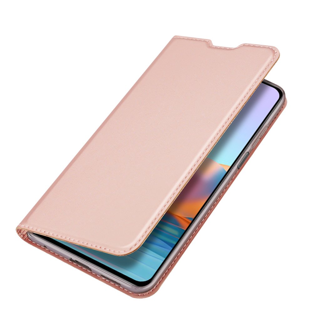 Etui zamykane z klapk i magnesem Dux Ducis Skin Pro rowy Xiaomi Redmi Note 10 Pro / 4