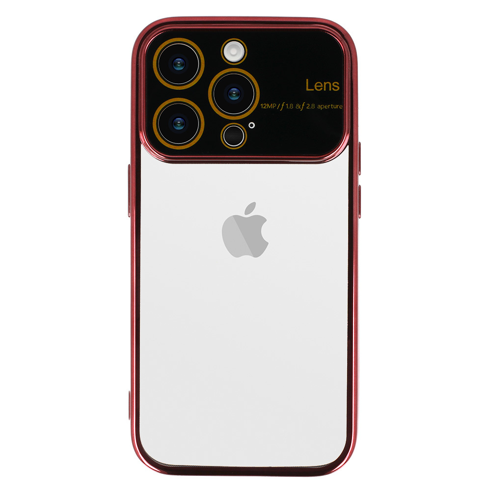 Pokrowiec Electro Lens Case bordowy Apple iPhone 13 Pro / 2