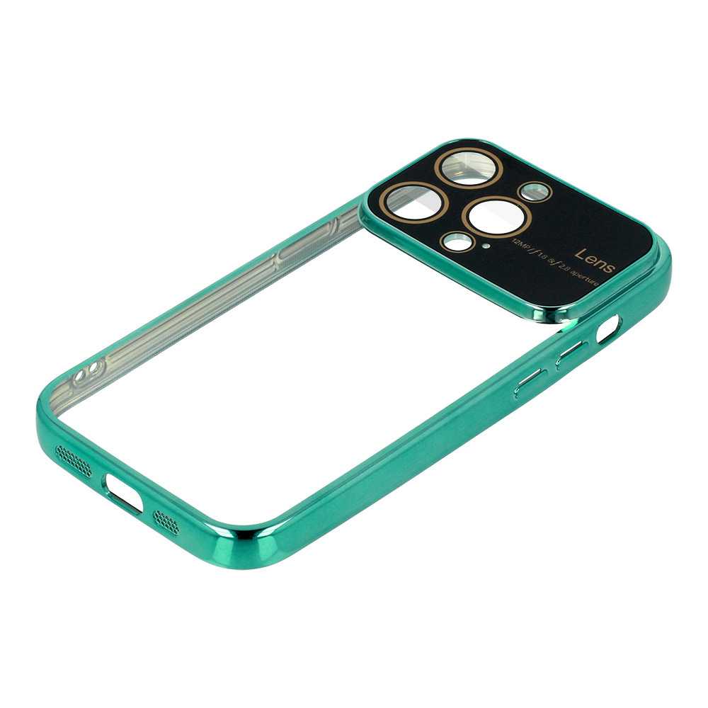 Pokrowiec Electro Lens Case turkusowy Apple iPhone 12 / 6