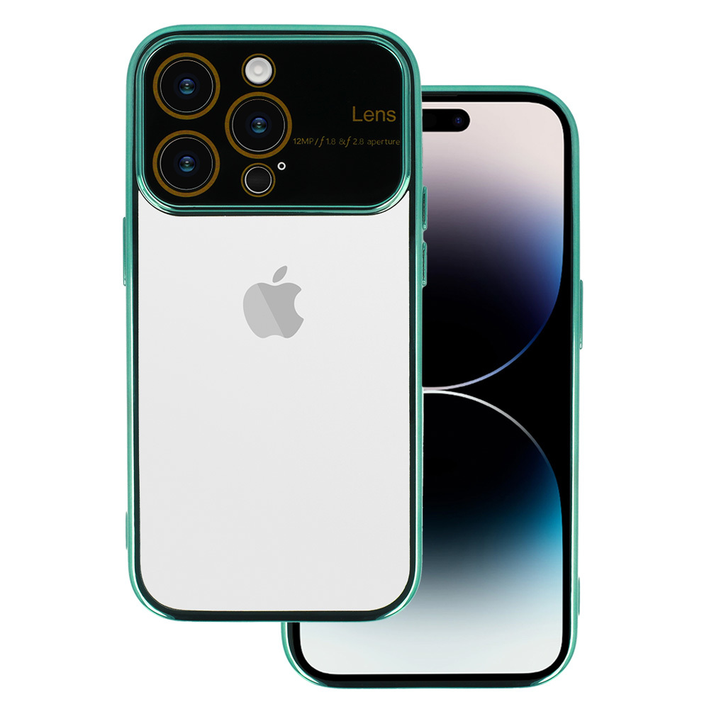 Pokrowiec Electro Lens Case turkusowy Apple iPhone 13 Pro Max