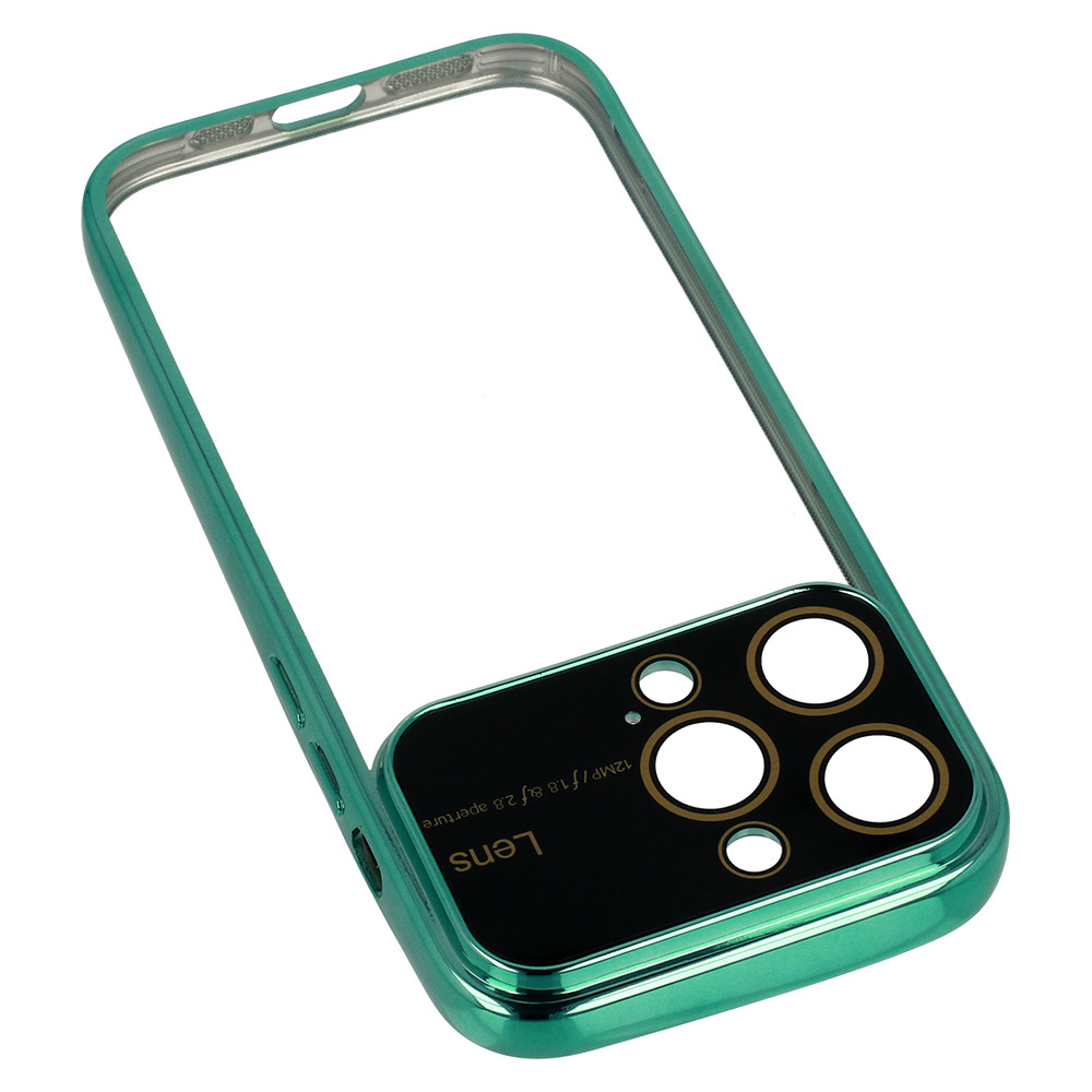 Pokrowiec Electro Lens Case turkusowy Apple iPhone 13 Pro / 8