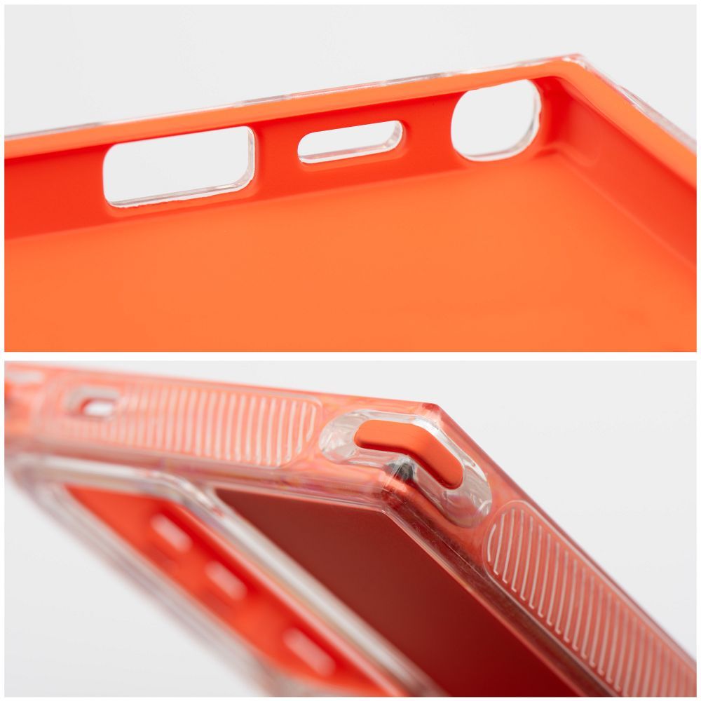 Pokrowiec Etui Matrix pomaraczowy Xiaomi Redmi 14C / 6