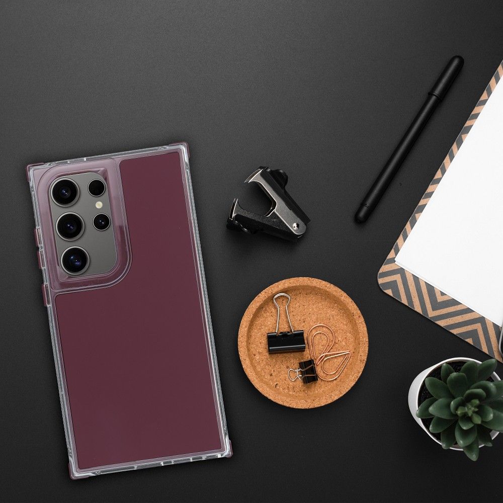 Pokrowiec Etui Matrix purpurowy Samsung Galaxy A15 5G / 3