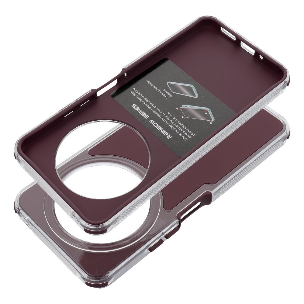 Pokrowiec Etui Matrix purpurowy Xiaomi Redmi 14C