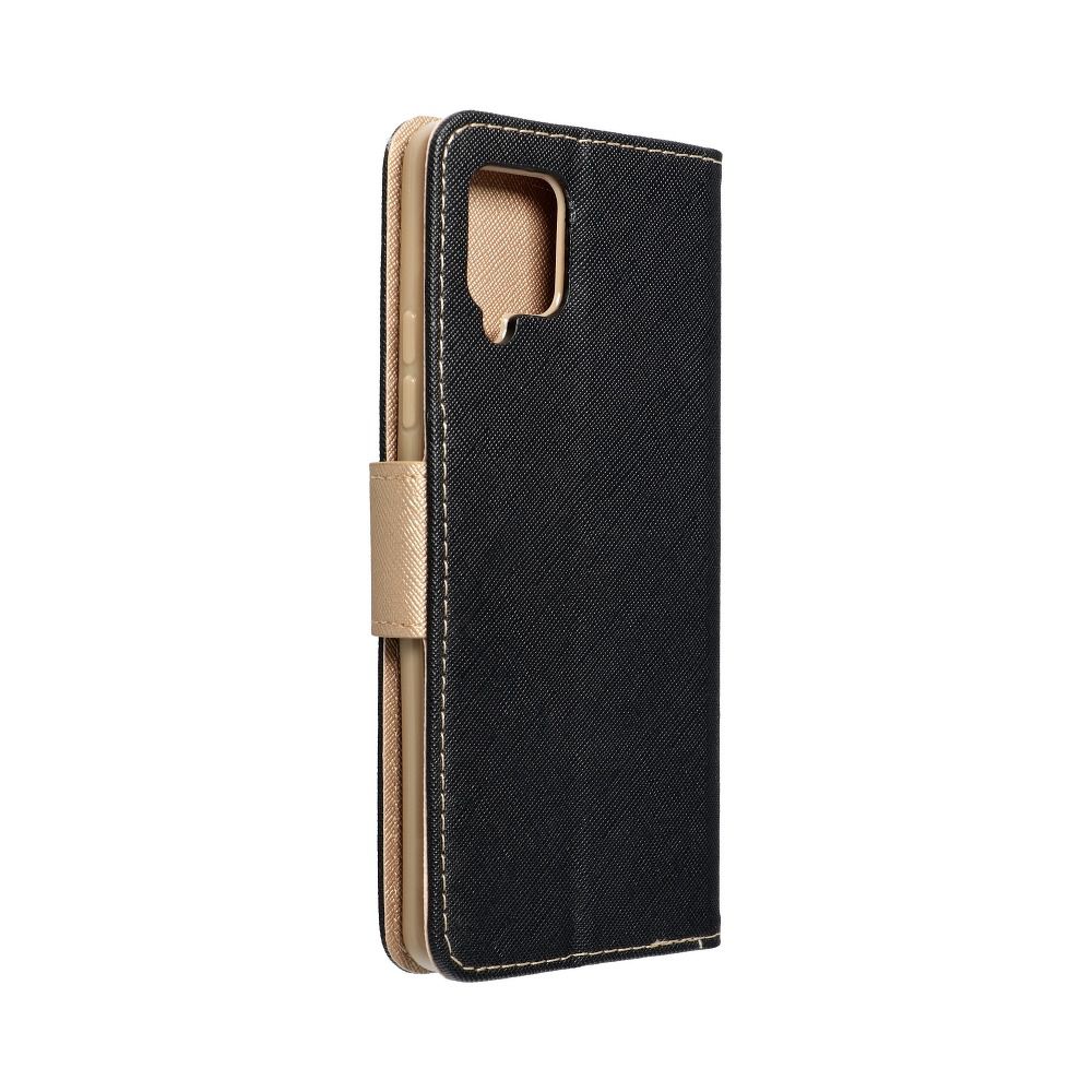 Etui zamykane z klapk i magnesem Fancy Book czarno-zoty Samsung Galaxy A73 5G / 6