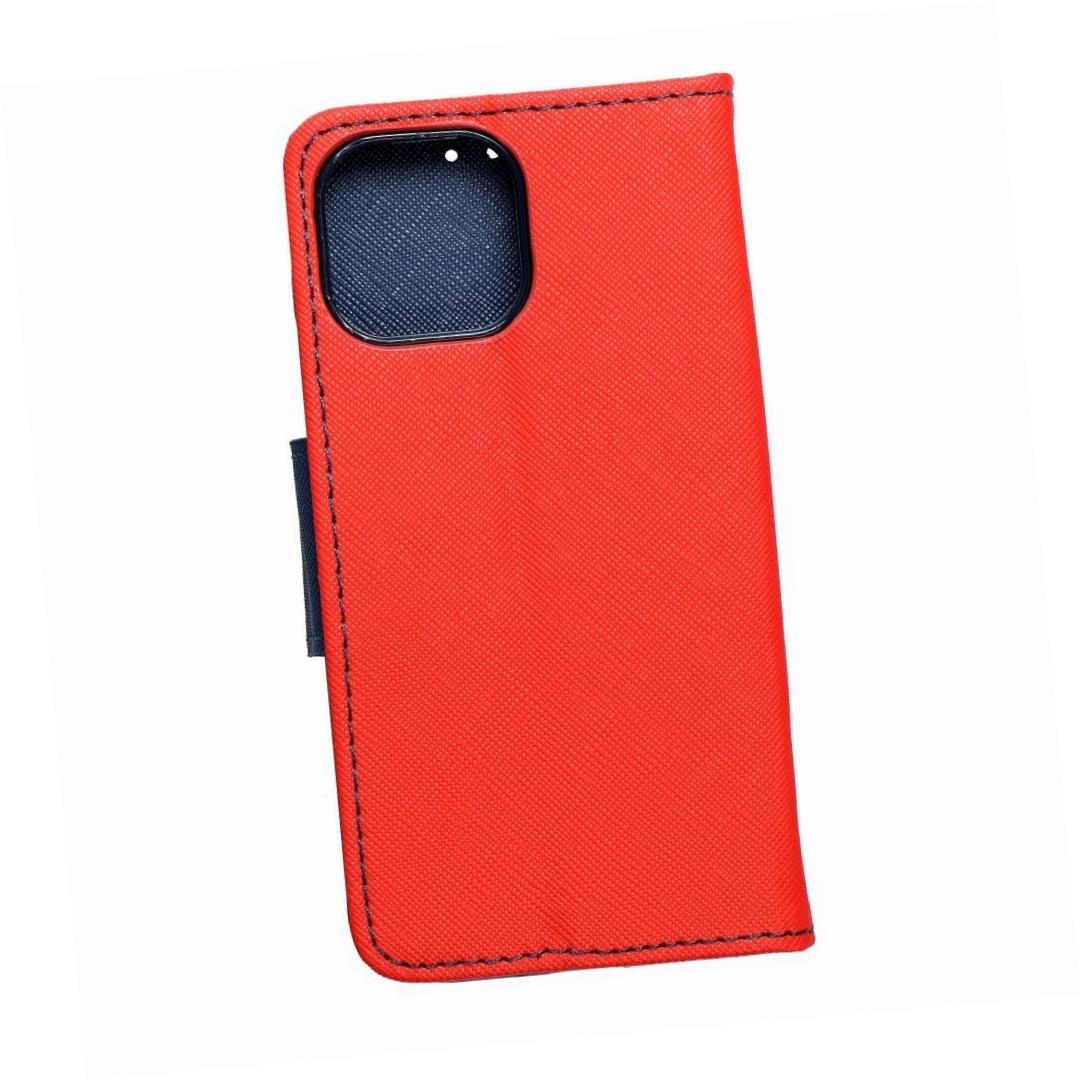 Etui zamykane z klapk i magnesem Fancy Book czerwono-granatowy Apple iPhone 14 Pro