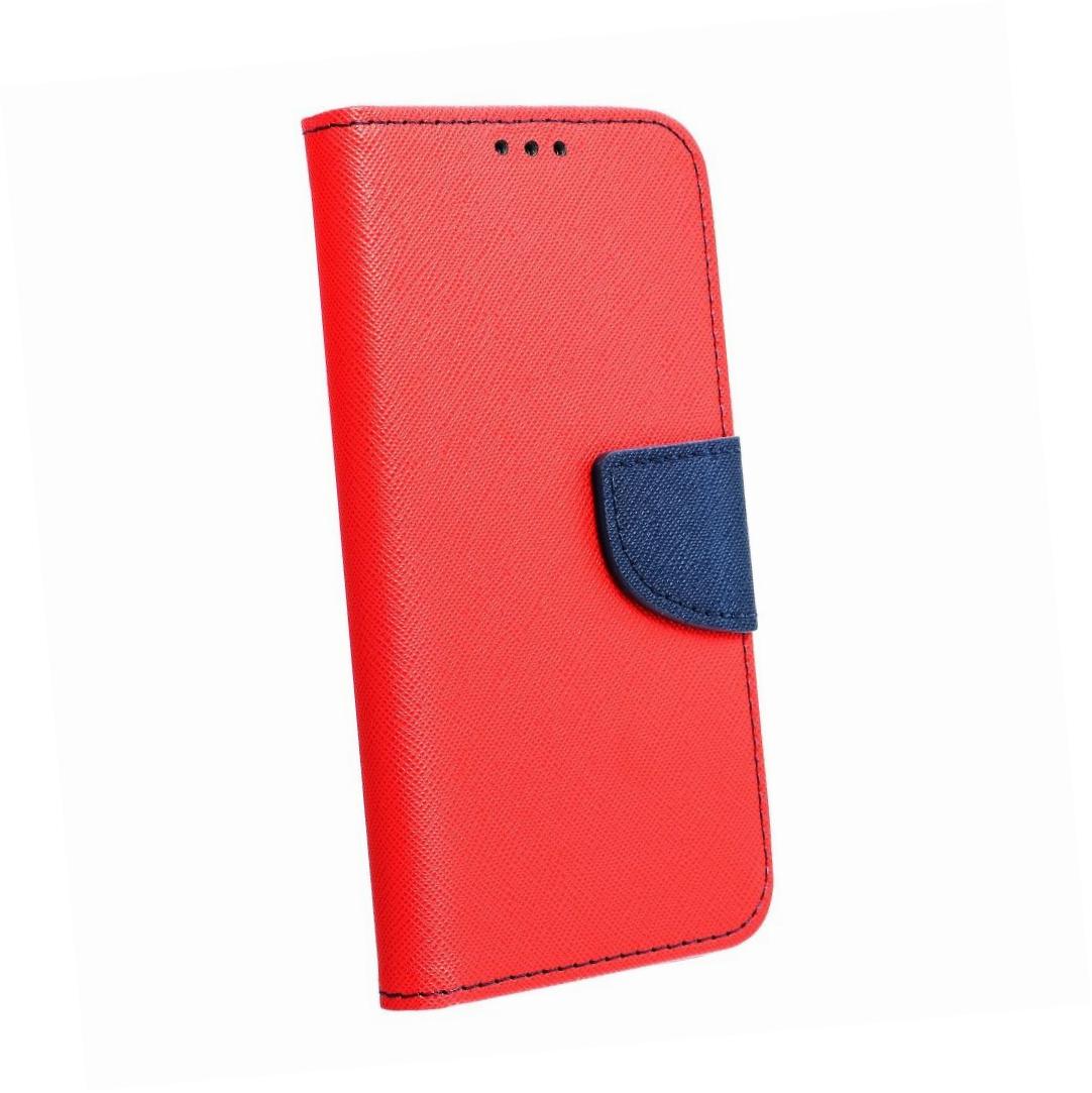 Etui zamykane z klapk i magnesem Fancy Book czerwono-granatowy Samsung Galaxy A04S