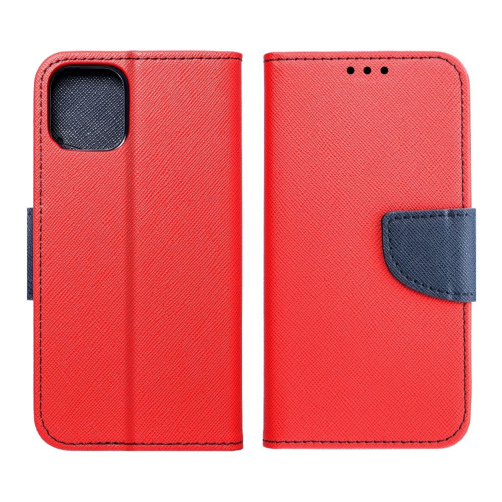 Etui zamykane z klapk i magnesem Fancy Book czerwono-granatowy Xiaomi Redmi Note 11 Pro / 5