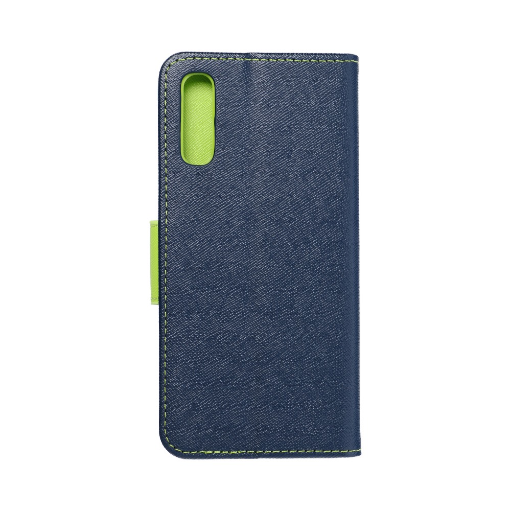 Pokrowiec Fancy Book granatowo-limonkowy Samsung Galaxy A30s