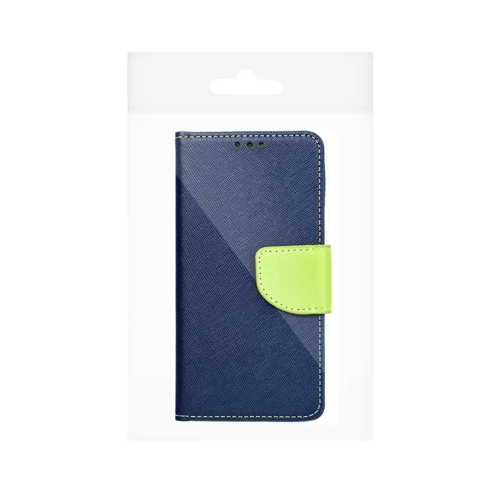 Pokrowiec Fancy Book granatowo-limonkowy Xiaomi Redmi 13 / 8