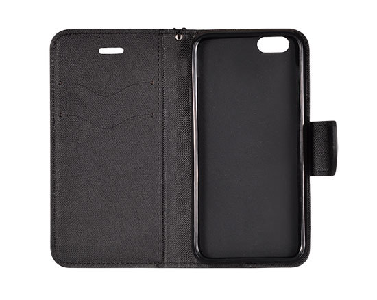 Etui zamykane z klapk i magnesem Fancy Case czarny Apple iPhone 11 / 2