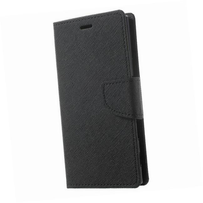 Etui zamykane z klapk i magnesem Fancy Case czarny Samsung Galaxy M30