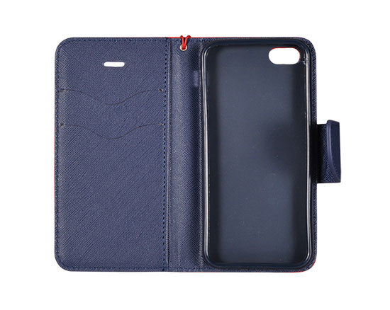 Etui zamykane z klapk i magnesem Fancy Case czerwono-granatowy Apple iPhone 11 / 2