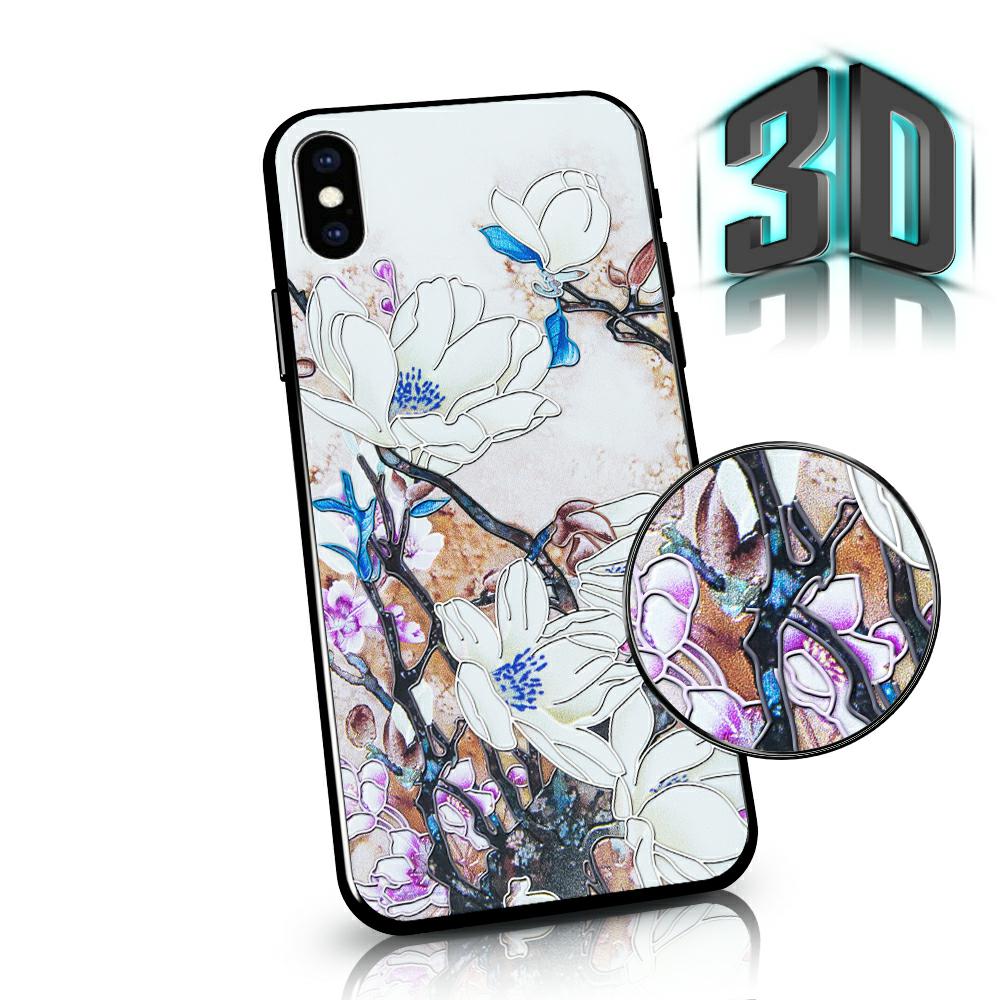 Pokrowiec Flowers 3D Case biay Apple iPhone 11