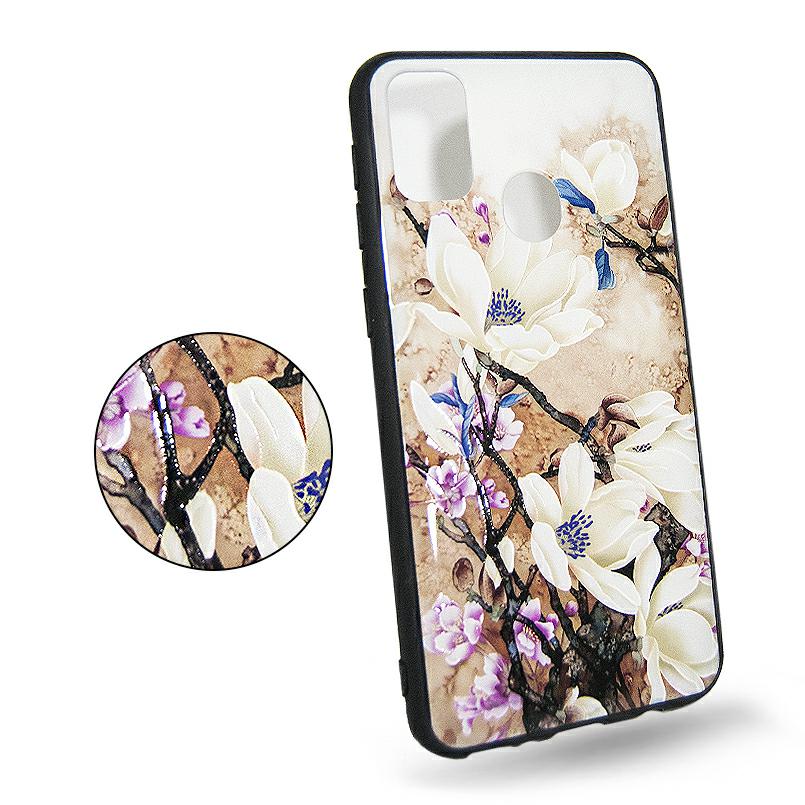 Pokrowiec Flowers 3D Case biay Apple iPhone 12 / 2